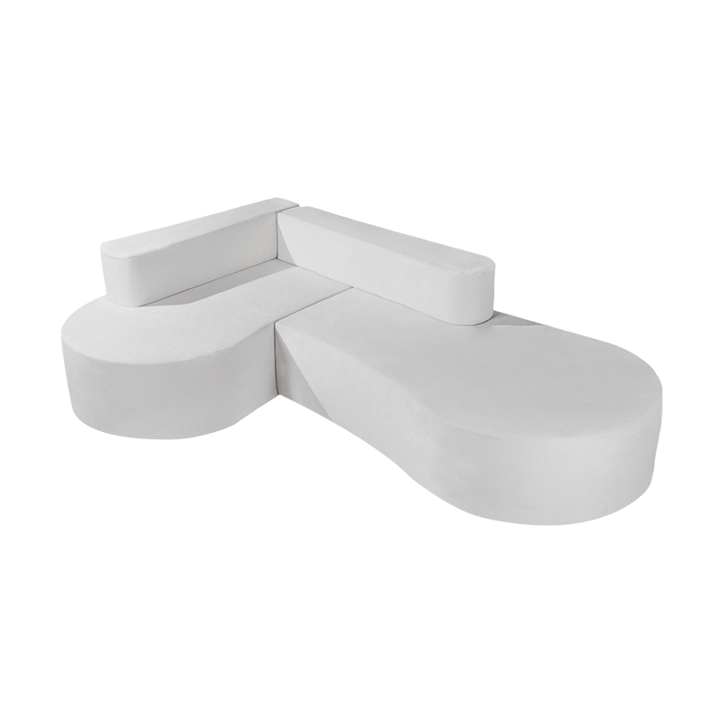 ARCCOMP Vacuum Compressed Curved Modular Foam Sofa