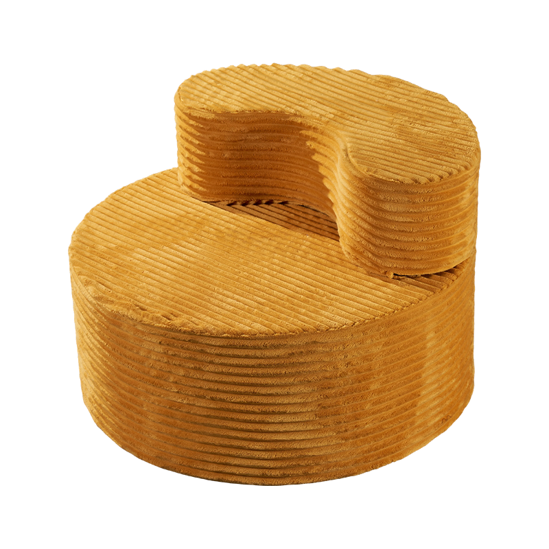 Kids Round Foam Lounge Sofa – Vacuum Compressed