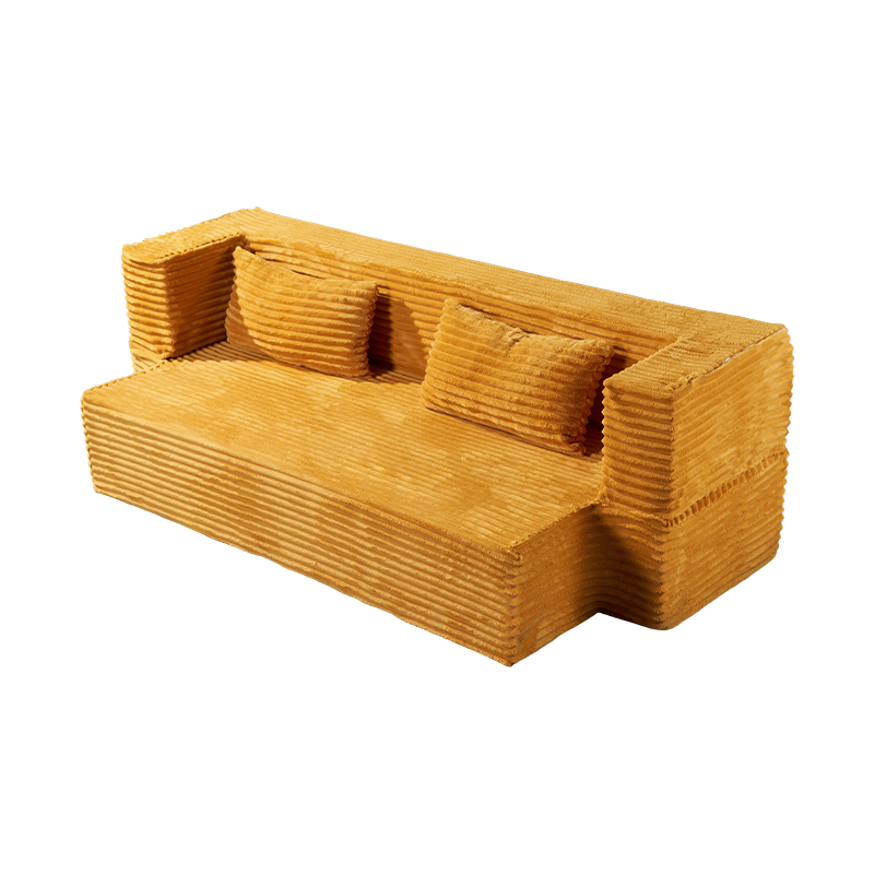 SOFTFORM All-Foam Integrated Corduroy Compression Sofa Bed