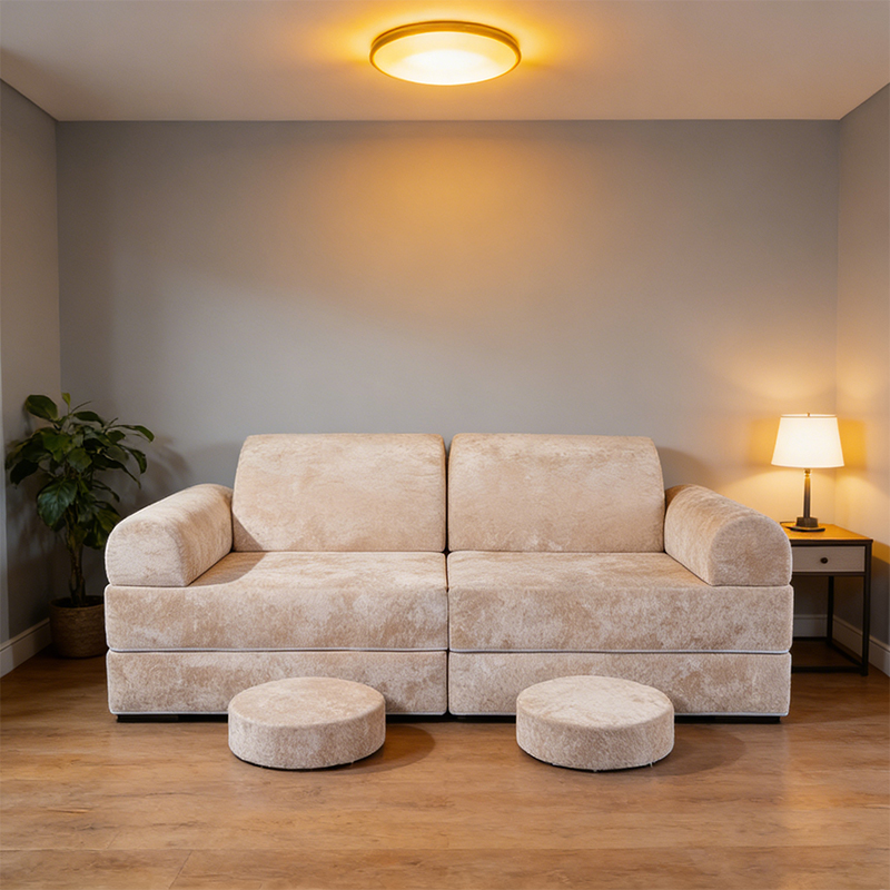 PLAYFORM™ All-Foam Multi-Configuration Parent-Child Modular Sofa