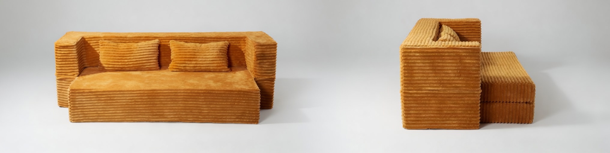 Double Compressed Sofa