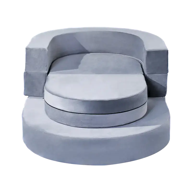 The Integrated Sofa Bed features a functional design suitable for apartments, guest rooms, and family living areas.