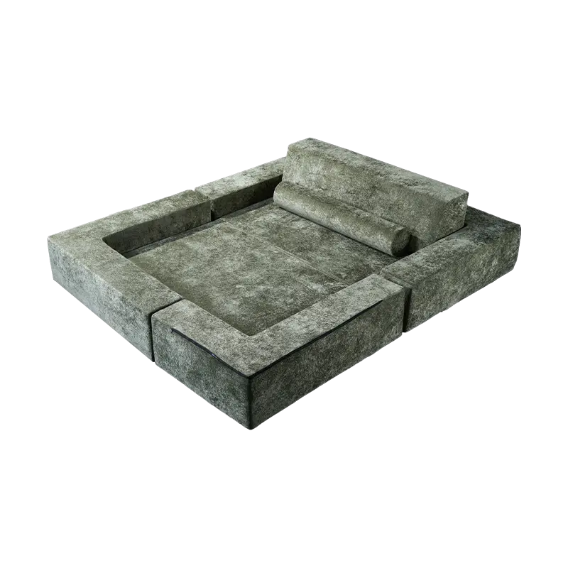 Compressed Sofa is suitable for residential spaces seeking convenient seating with a compact form and coordinated interior design.